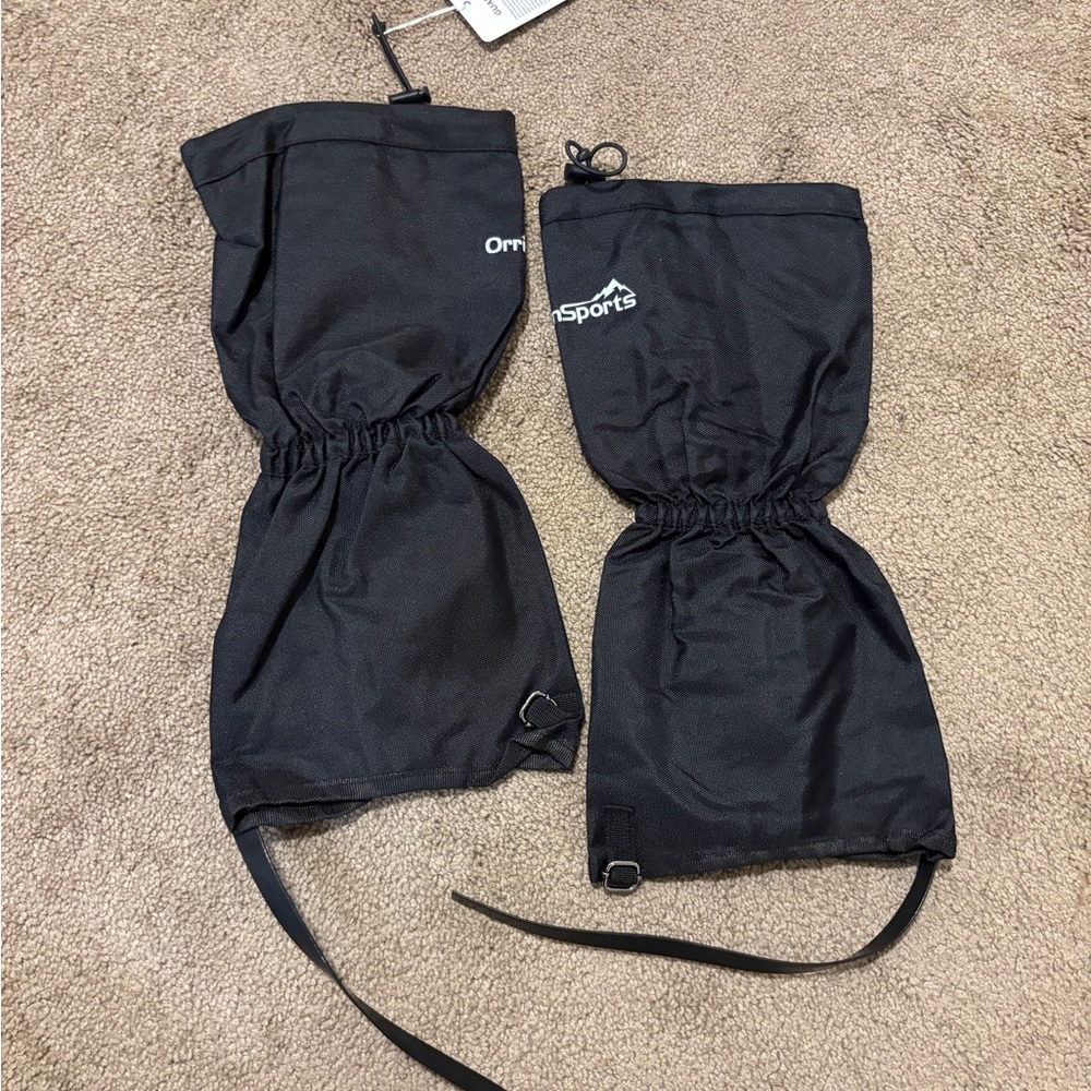 Black Outdoor Gaiters
